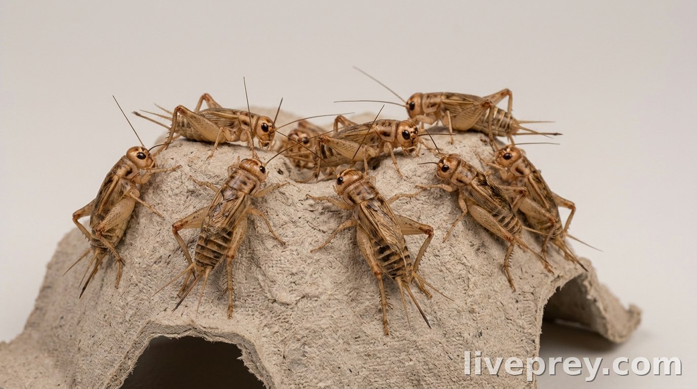 Banded Crickets 1,000 ct