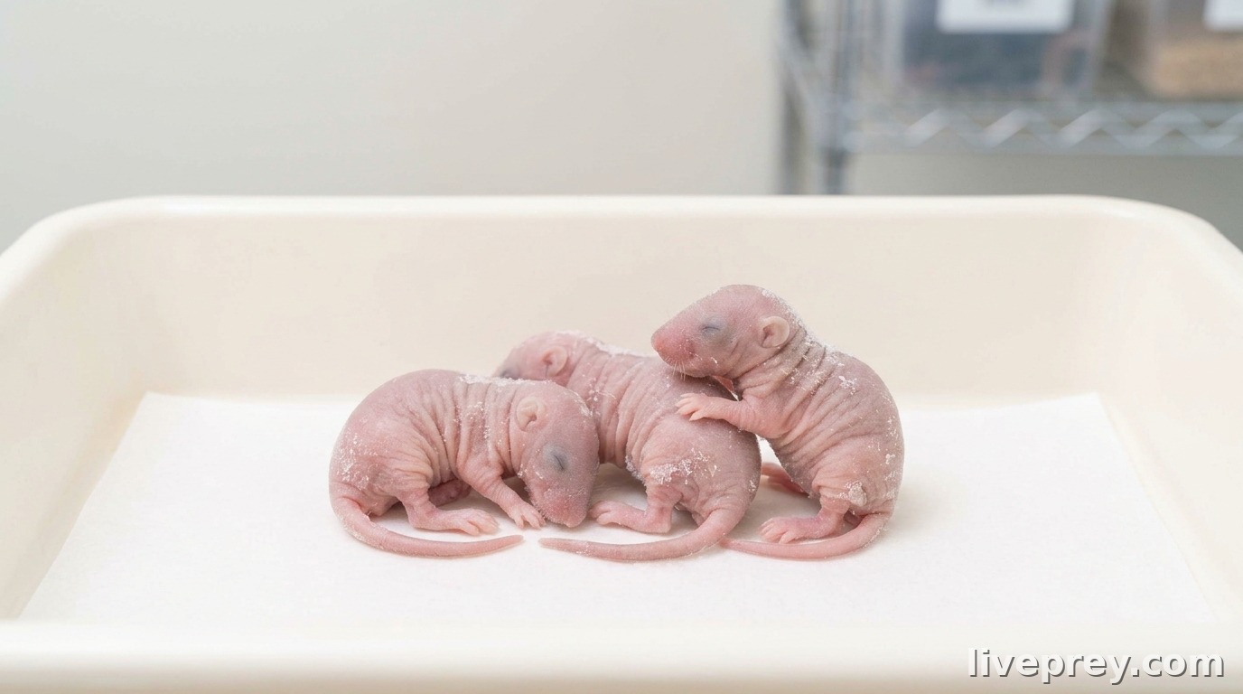 Frozen Pinky Mice 100 ct
