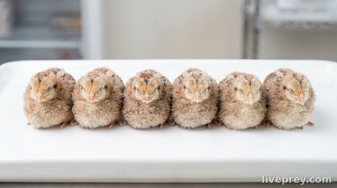 Frozen Small Coturnix Quail 25 ct