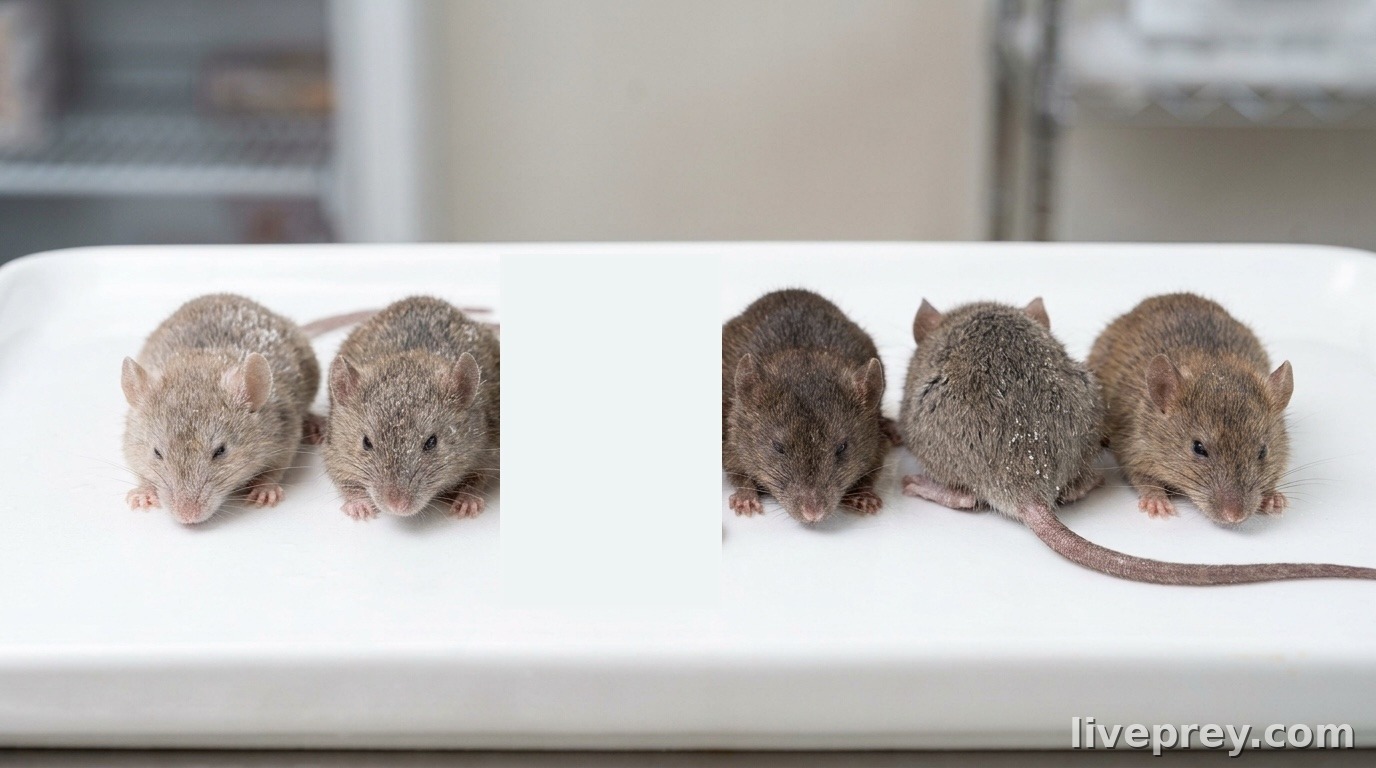 Frozen Small Rats 20 ct