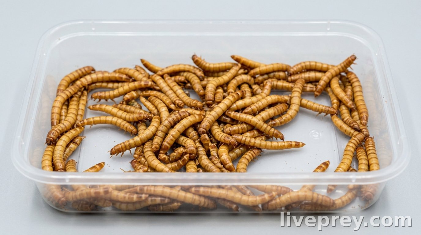 Mealworms - Large 1,000 ct